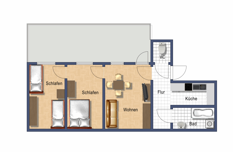 Apartmentplan Accomodation ViennaCityFlats